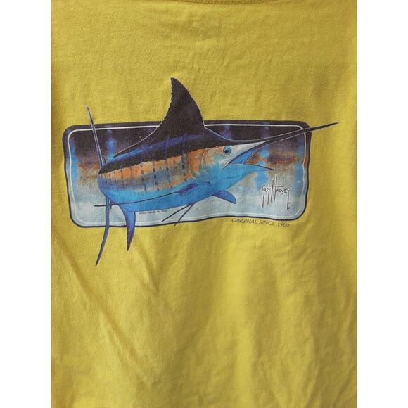 Guy Harvey S Yellow 2016 Marlin T Shirt - Picture 1 of 9